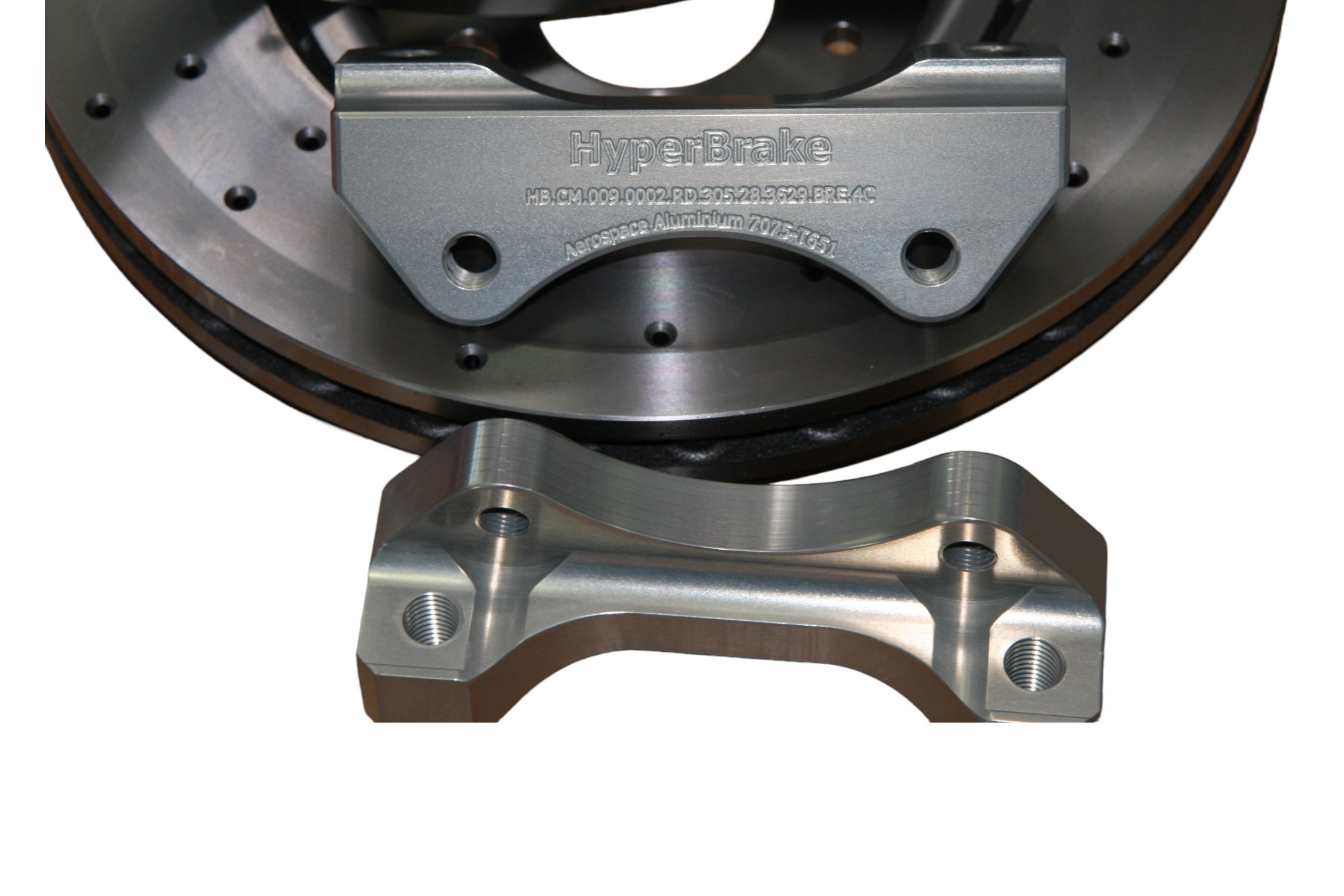 HyperBrake Motorsport Front 4pot Big Brake Kit without calipers for Fiat Bravo II for Brembo calipers from Alfa Romeo Mito/Renault clio RS and monoblock brake discs 305x28mm - Image 2